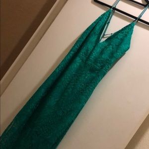 Beautiful Emerald green midi dress